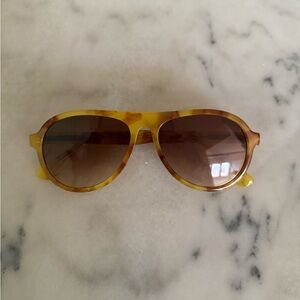 J Crew Yellow Tortoiseshell Sunglasses